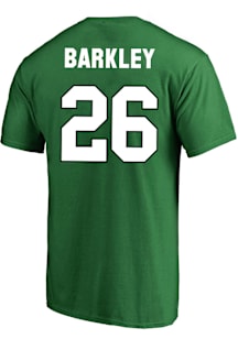 Saquon Barkley Philadelphia Eagles Mens Name Number Big and Tall Player Tee - Kelly Green
