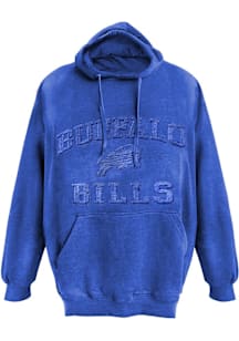 Buffalo Bills Mens Blue Heathered Big and Tall Hooded Sweatshirt
