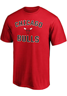 Chicago Bulls Mens Red Heart and Soul Big and Tall T-Shirt