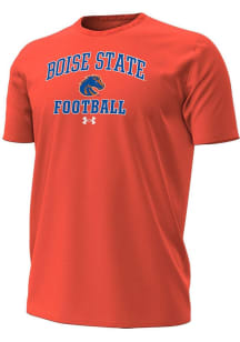 Under Armour Boise State Broncos Orange Football Performance Short Sleeve T Shirt