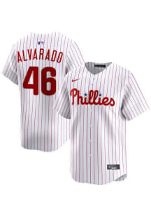 Jose Alvarado Nike Philadelphia Phillies Mens White Home Limited Baseball Jersey