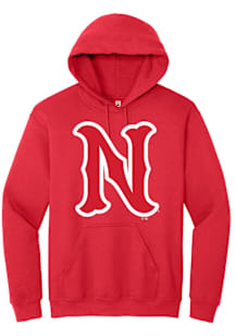 Summit Sportswear Nashville Sounds Mens Red Primary Logo Long Sleeve Hoodie