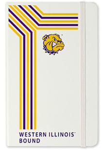 Western Illinois Leathernecks School Bound team logo Notebook and Folder - White