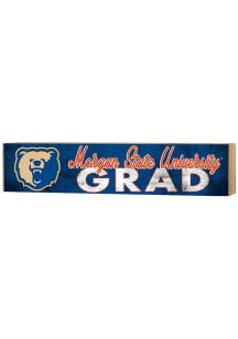 KH Sports Fan Morgan State Bears Grad graduation graphic Sign - Blue