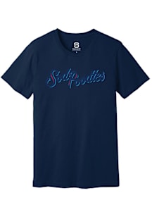 Summit Sportswear Amarillo Sod Poodles Navy Blue Alt Logo Wordmark Short Sleeve T Shirt