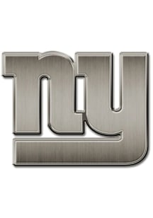 New York Giants Nickel Molded Car Emblem - Silver