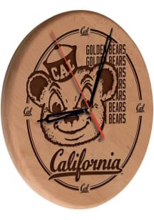 Cal Golden Bears Laser Engraved Wall Clock