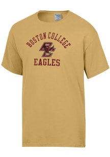 ComfortWash Boston College Eagles Yellow Garment Dyed Short Sleeve T Shirt