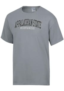 ComfortWash Appalachian State Mountaineers Grey Garment Dyed Short Sleeve T Shirt