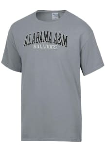 ComfortWash Alabama A&amp;M Bulldogs Grey Garment Dyed Short Sleeve T Shirt