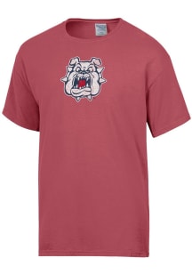 ComfortWash Fresno State Bulldogs Red Garment Dyed Short Sleeve T Shirt