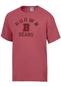 ComfortWash Brown Bears Red Garment Dyed Short Sleeve T Shirt
