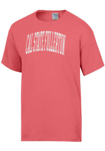 ComfortWash Cal State Fullerton Titans Pink Garment Dyed Short Sleeve T Shirt