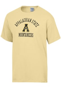 ComfortWash Appalachian State Mountaineers Yellow Garment Dyed Short Sleeve T Shirt