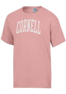 ComfortWash Cornell Big Red Pink Garment Dyed Short Sleeve T Shirt
