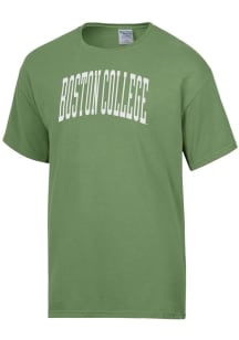ComfortWash Boston College Eagles Green Garment Dyed Short Sleeve T Shirt