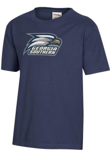 ComfortWash Georgia Southern Eagles Youth Blue Garment Dyed Short Sleeve T-Shirt