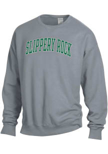 ComfortWash Slippery Rock Mens Grey Garment Dyed Long Sleeve Crew Sweatshirt