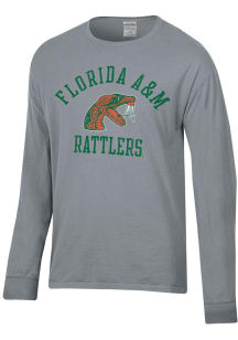 ComfortWash Florida A&amp;M Rattlers Grey Garment Dyed Long Sleeve T Shirt