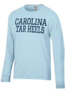 ComfortWash North Carolina Tar Heels Blue Garment Dyed Long Sleeve T Shirt
