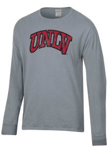 ComfortWash UNLV Runnin Rebels Grey Garment Dyed Long Sleeve T Shirt
