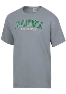 ComfortWash Cal Poly Humboldt Lumberjacks Grey Garment Dyed Short Sleeve T Shirt