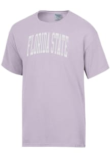 ComfortWash Florida State Seminoles Purple Garment Dyed Short Sleeve T Shirt