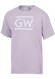 ComfortWash George Washington Revolutionaries Purple Garment Dyed Short Sleeve T Shirt