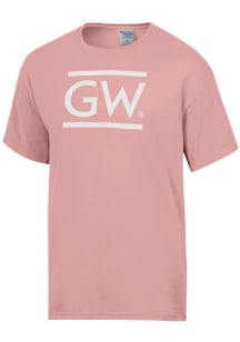 ComfortWash George Washington Revolutionaries Pink Garment Dyed Short Sleeve T Shirt