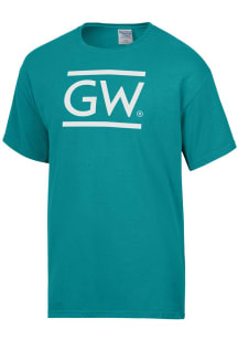 ComfortWash George Washington Revolutionaries Blue Garment Dyed Short Sleeve T Shirt