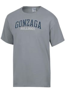 ComfortWash Gonzaga Bulldogs Grey Garment Dyed Short Sleeve T Shirt