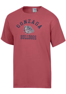 ComfortWash Gonzaga Bulldogs Red Garment Dyed Short Sleeve T Shirt