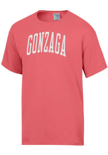 ComfortWash Gonzaga Bulldogs Pink Garment Dyed Short Sleeve T Shirt