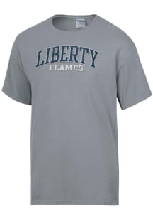 ComfortWash Liberty Flames Grey Garment Dyed Short Sleeve T Shirt