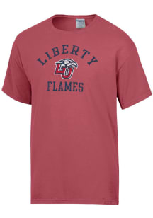 ComfortWash Liberty Flames Red Garment Dyed Short Sleeve T Shirt
