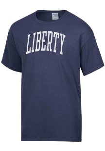 ComfortWash Liberty Flames Blue Garment Dyed Short Sleeve T Shirt