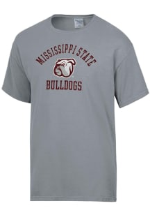 ComfortWash Mississippi State Bulldogs Grey Garment Dyed Short Sleeve T Shirt