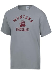 ComfortWash Montana Grizzlies Grey Garment Dyed Short Sleeve T Shirt
