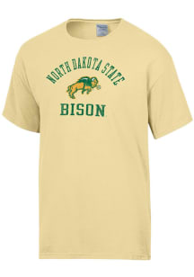 ComfortWash North Dakota State Bison Yellow Garment Dyed Short Sleeve T Shirt