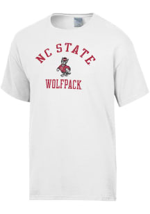 ComfortWash NC State Wolfpack White Garment Dyed Short Sleeve T Shirt