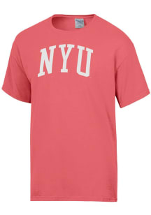 ComfortWash NYU Violets Pink Garment Dyed Short Sleeve T Shirt