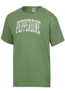 ComfortWash Pepperdine Waves Green Garment Dyed Short Sleeve T Shirt
