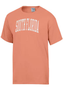 ComfortWash South Florida Bulls Orange Garment Dyed Short Sleeve T Shirt