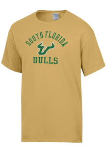 ComfortWash South Florida Bulls Yellow Garment Dyed Short Sleeve T Shirt