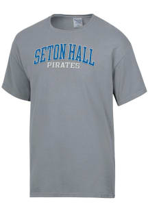 ComfortWash Seton Hall Pirates Grey Garment Dyed Short Sleeve T Shirt
