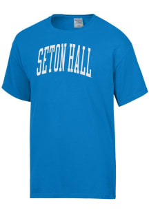 ComfortWash Seton Hall Pirates Blue Garment Dyed Short Sleeve T Shirt