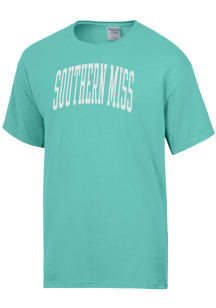 ComfortWash Southern Mississippi Golden Eagles Green Garment Dyed Short Sleeve T Shirt