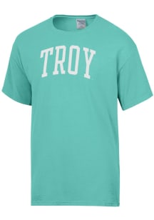 ComfortWash Troy Trojans Green Garment Dyed Short Sleeve T Shirt