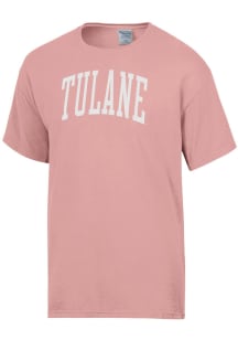 ComfortWash Tulane Green Wave Pink Garment Dyed Short Sleeve T Shirt