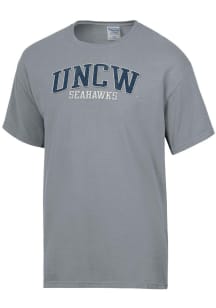 ComfortWash UNCW Seahawks Grey Garment Dyed Short Sleeve T Shirt